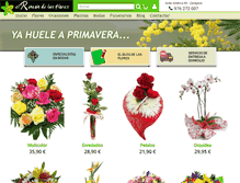 Tablet Screenshot of elrincondelasflores.com